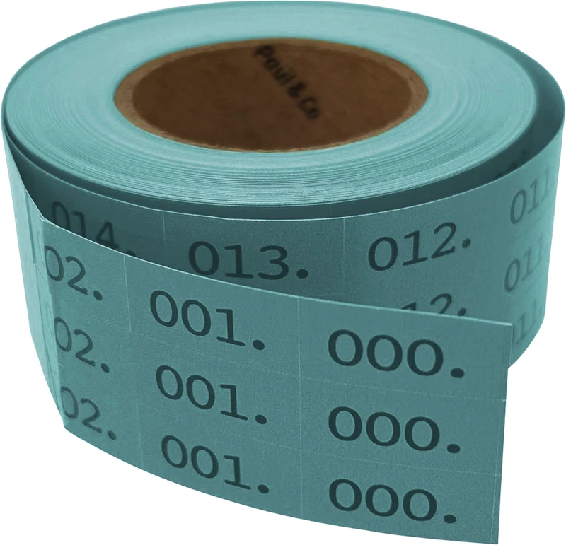 Panostar® 3-fach-Nummer  Rolle  Etiketten blau