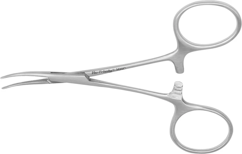 Arterienklemmen nach Hartman  Stück  HHC, 10 cm, gebogen