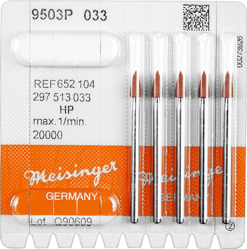 Universalpolierer 9503  Packung  5 Stück braun mittel, HP, Figur 297, 7,5 mm, ISO 033