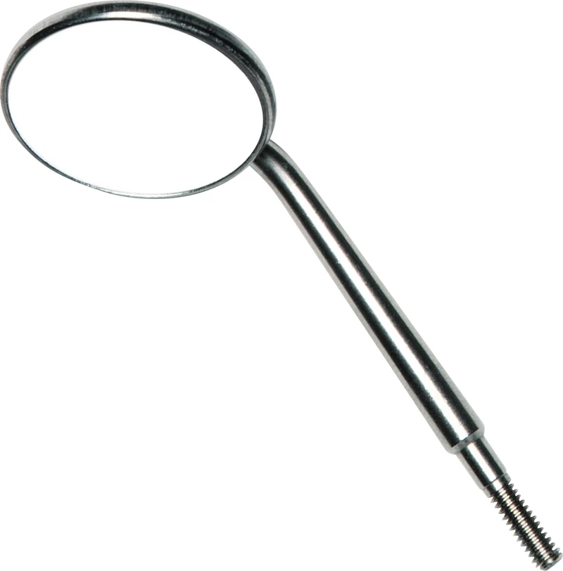 Crystal HD Edelstahl-Spiegelansätze  Packung  12 Stück Größe 4, Ø 22 mm