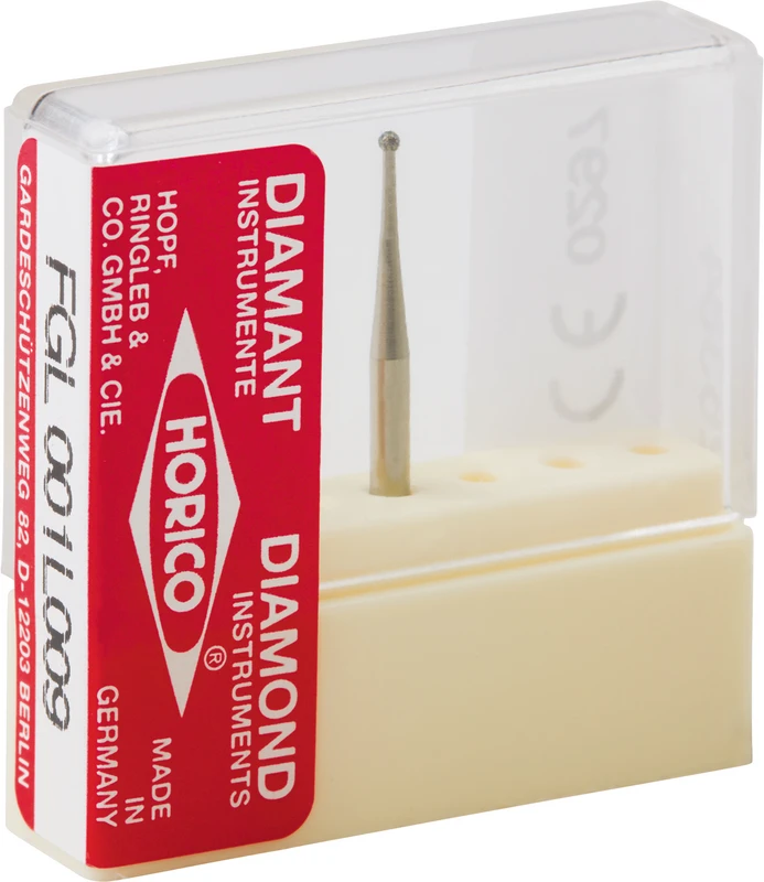 Diamantschleifer 001  Stück  FG L, Figur 001 lang, ISO 009