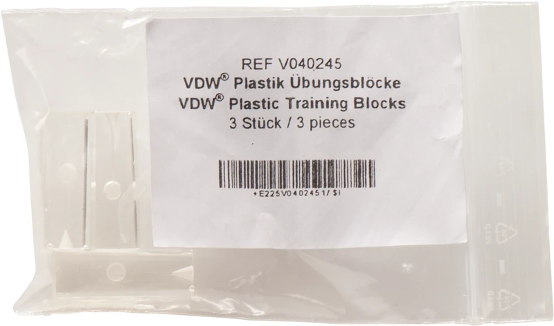 Plastik Übungsblöcke  Satz  3 Stück