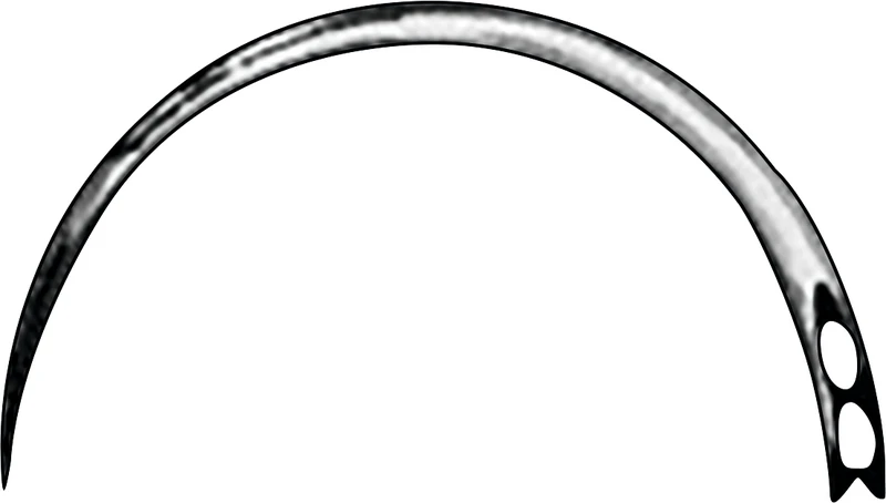 Chirurgische Nähnadeln  Packung  12 Stück Rundkörper, gebogen, Figur 11