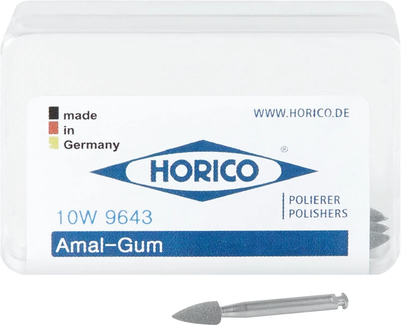 Amal-Gum  Packung  10 Stück schwarz, RA, Figur Spitze