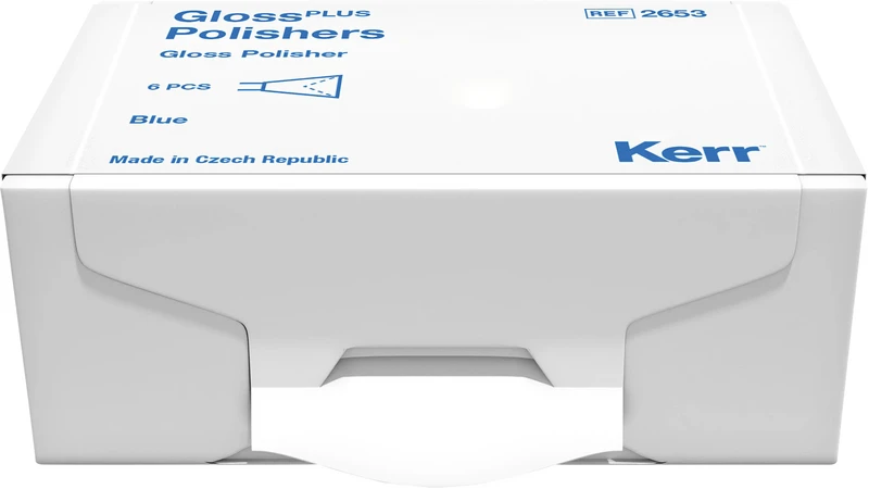 HiLusterPLUS  Packung  6 Stück blau, RA, Figur Kelch, 8,9 mm, Ø 7 mm