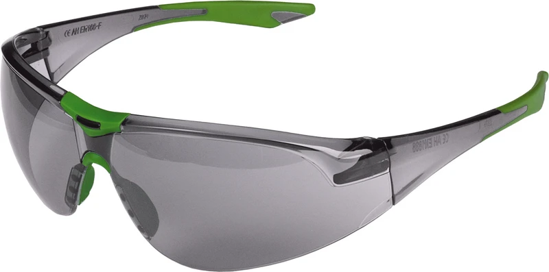 KKD® ANTI-FOG Patienten-Schutzbrille NEW-STYLE  Stück  Fassung grün, Scheibe rauchgrau