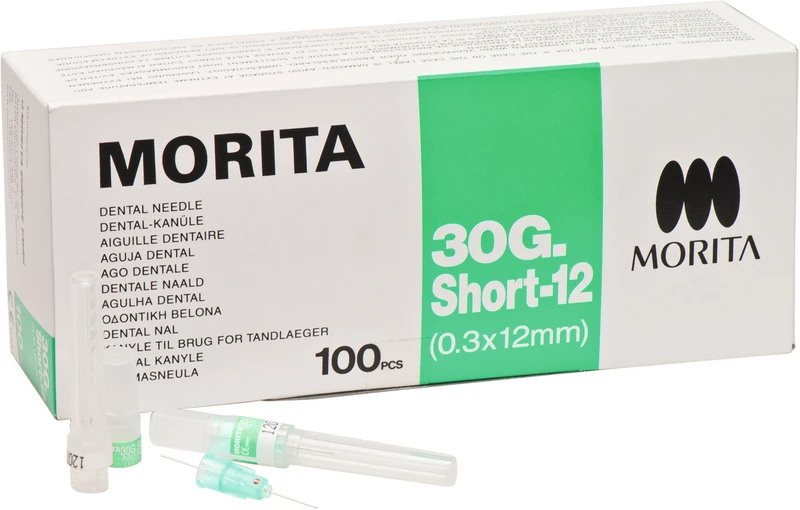 MORITA Kanülen  Packung  100 Stück 30 GS-12, 0,3 x 12 mm