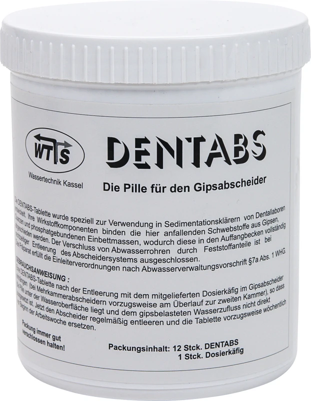 DENTABS  Dose  12 x 20 g Tablette, 1 Einhängekorb