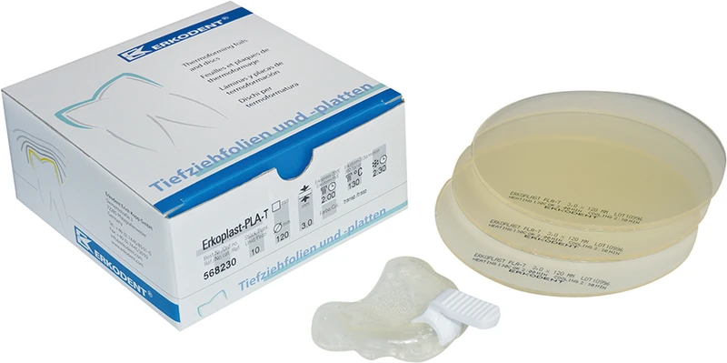 Erkoplast-PLA  Packung  10 Stück PLA-R rosa, Ø 125 mm, 1,5 mm
