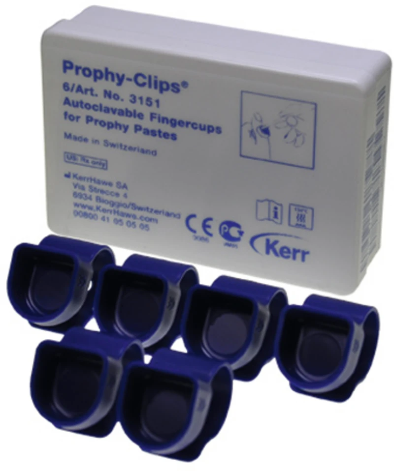 Prophy-Clips®  Packung  6 Stück dunkelblau