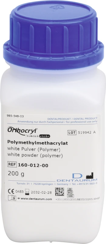 Orthocryl® Pulver  Dose  200 g weiß
