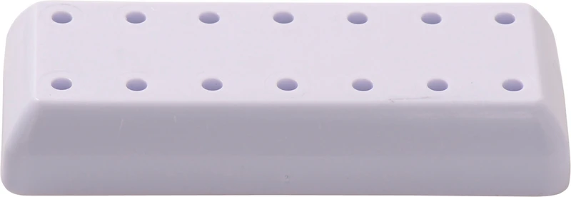 Bohrerständer rechteckig  Stück  14-Loch lila