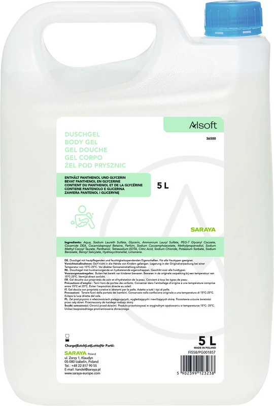 Alsoft Duschgel   Kanister  5 Liter