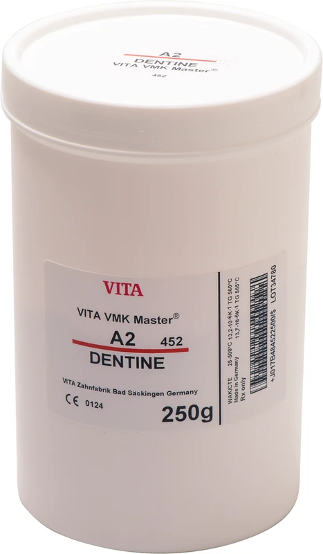 VITA VMK Master® VITA classical A1-D4®  Dose  250 g Pulver dentine A2