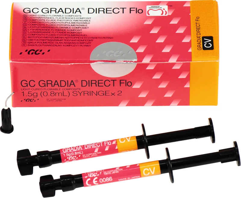 GC GRADIA® DIRECT Flo  Packung  2 x 1,5 g Spritze CV