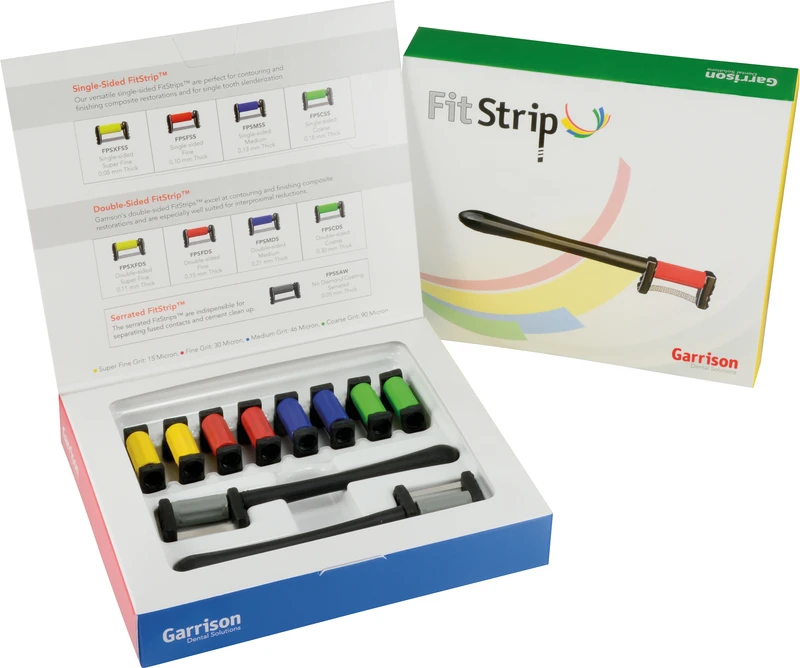 FitStrip  Starter Set  2 gezackte, 4 einseitig, 4 beidseitig, 2 Griffe