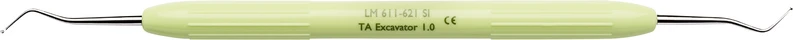 LM Dreiwinkelexkavatoren   Stück  Ø 1 mm, hellgrün, LM-ErgoNorm Griff