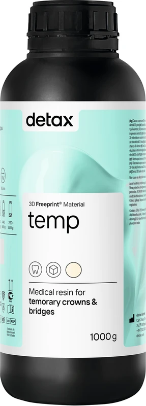 FREEPRINT® temp  Flasche  1 kg Kunststoff 385 nm, A1
