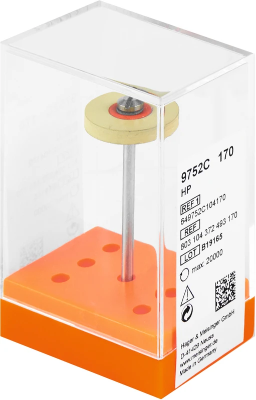 Diamantpolierer 9752  Stück  gelb ISO 170, HP