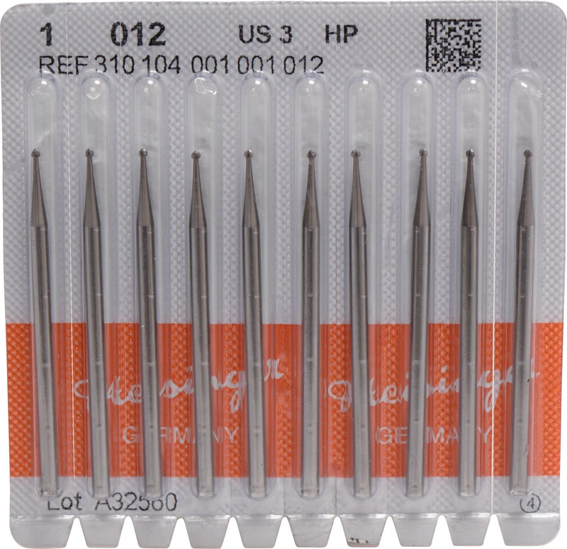 Stahlbohrer 1  Packung  10 Stück HP, Figur 001, ISO 012