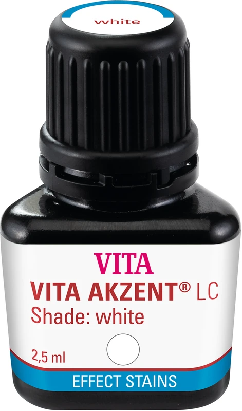 VITA AKZENT® LC  Flasche  2,5 ml Effektfarben effect stains weiß