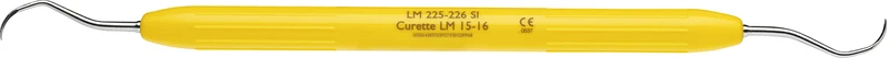 LM Universalkürette LM   Stück  Figur 15\16, gelb, LM-ErgoNorm Griff