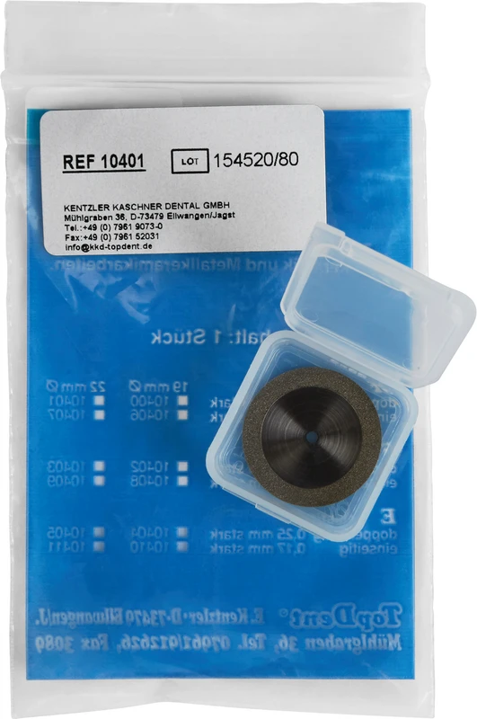 TOPDENT Nadima Schleifscheiben  Stück  sehr flexibel, beidseitig beschichtet, Ø 22 mm x 0,20 mm