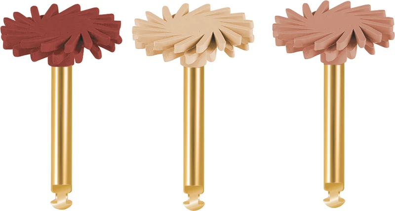 TWIST DIA for Zirconia  Introkit  3 Stück (dunkelbraun grob, hellbraun mittel, beige fein) Ø 14 mm