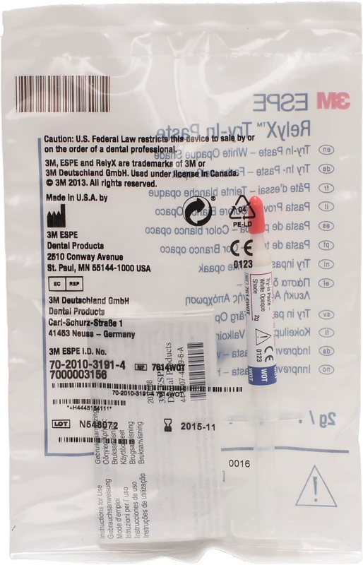 RelyX Try-In Paste  Spritze  2 g Try-In Paste weiß opak