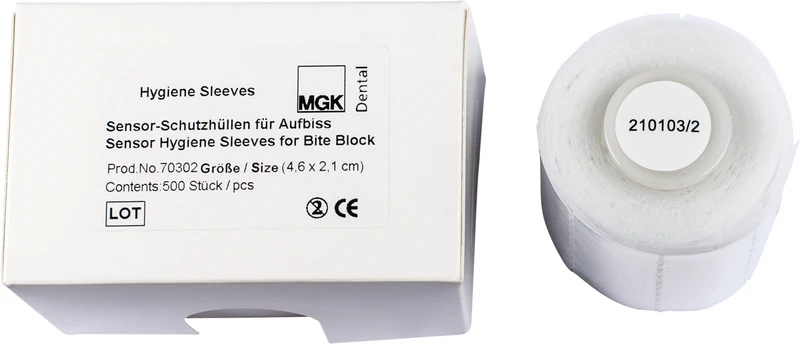 Hygiene Schutzhüllen  Packung  500 Stück 5,1 x 2,1 cm