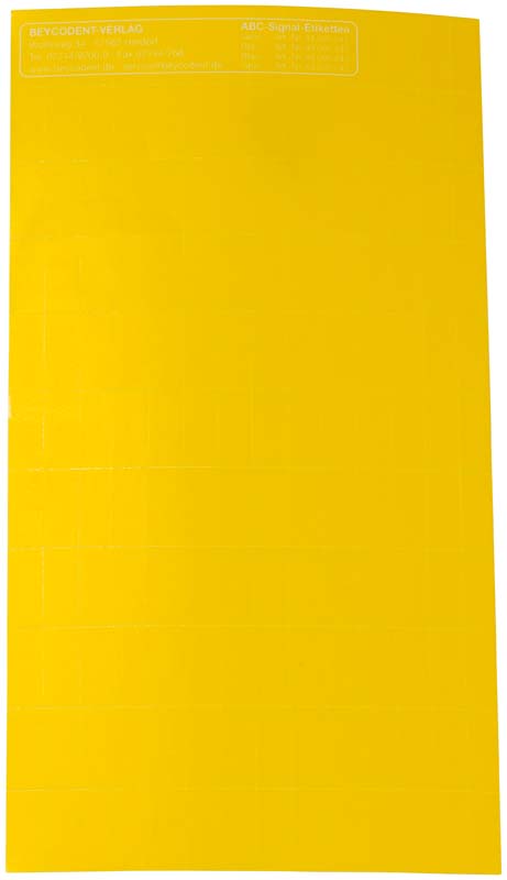ABC-Signaletiketten  Packung  1000 Stück gelb
