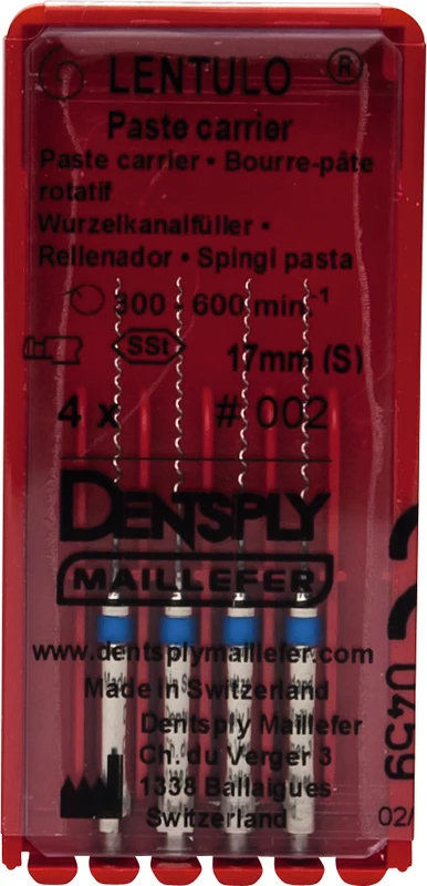 Wurzelkanalfüller   LENTULO®    Packung  4 Stück 17 mm, Gr. 2