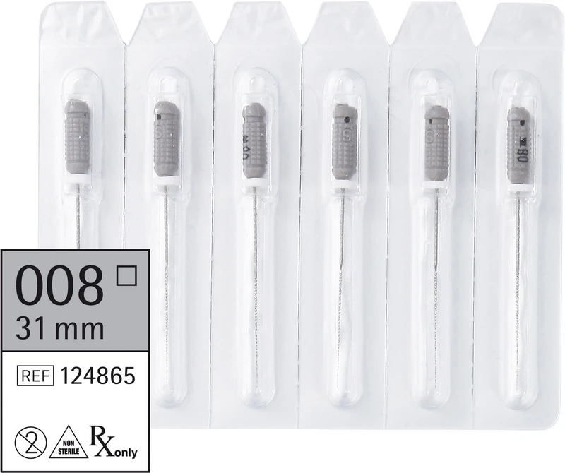 smart K-Feilen  Packung  6 Stück 31 mm ISO 008