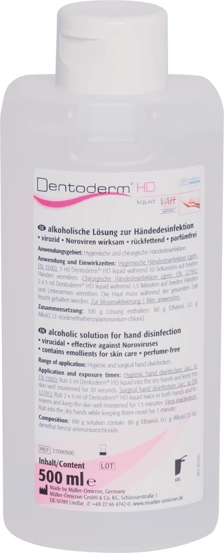 Dentoderm® HD liquid  Flasche  500 ml