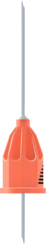 transcodent Painless Steel Einmal-Injektionskanülen  Packung  100 Stück rot, G25 0,5 x 23 mm