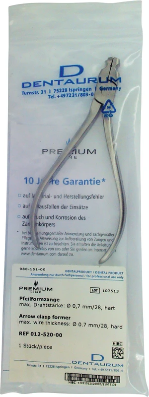 Pfeilformzange  Stück  012-520-00