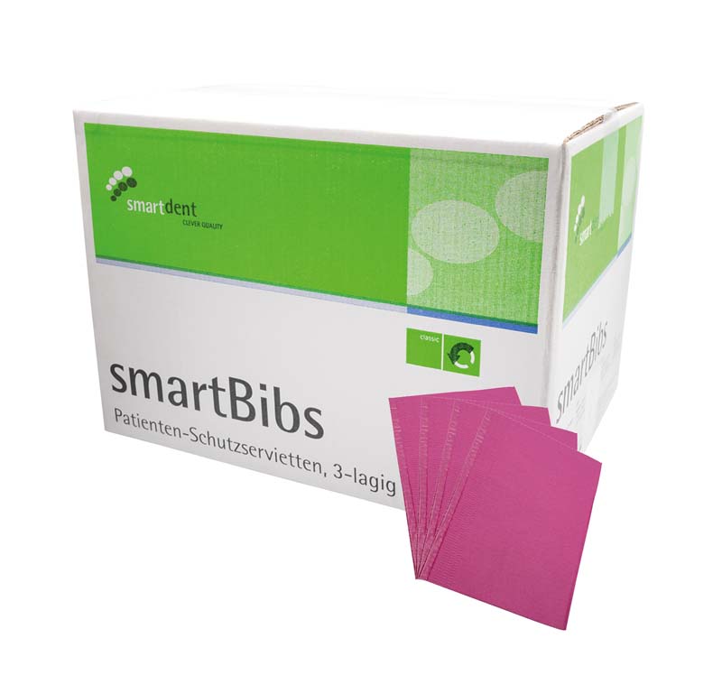 smartBibs  Karton  500 Stück magenta