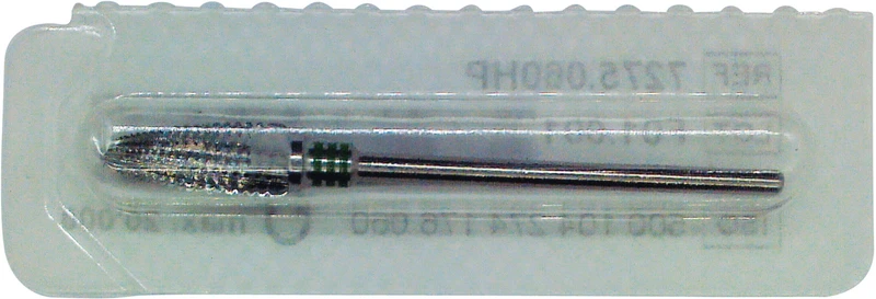 Omni HM-Fräser Schliff 75  Stück  einfachverzahnt mit Querhieb, 3 x grün grob, HP, Figur 274, 14 mm, ISO 060