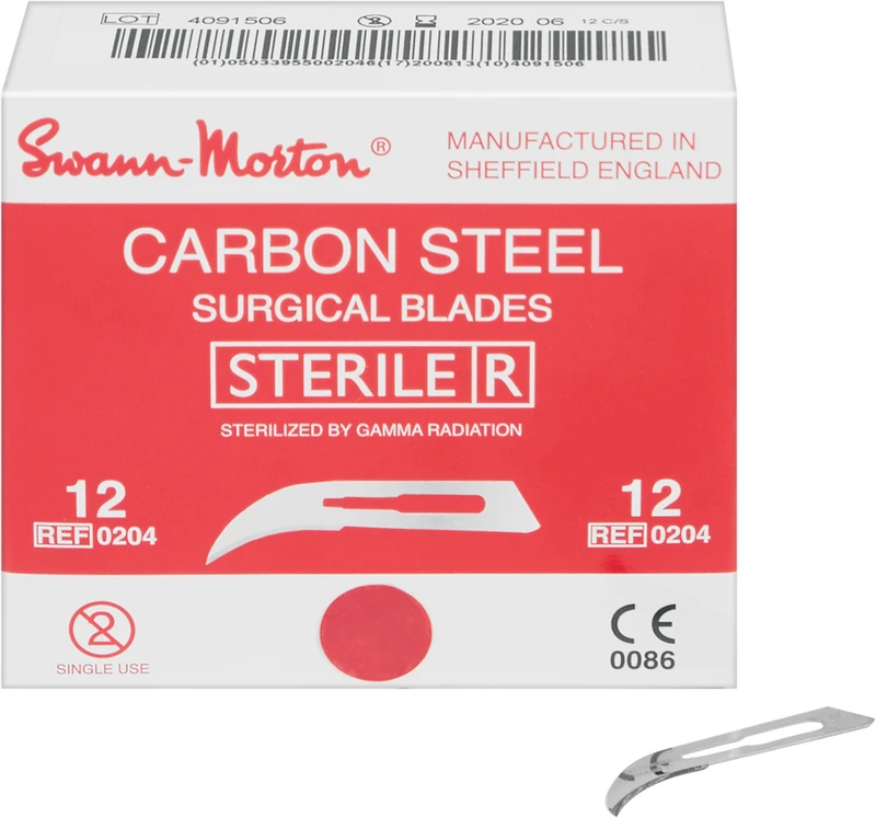 Swann-Morton® Skalpellklingen   Packung  100 Stück Nr. 12