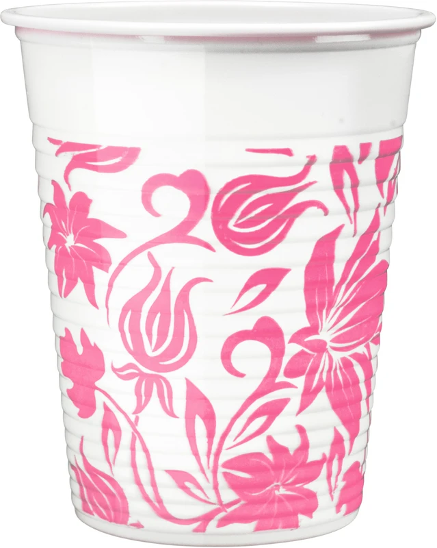 Monoart® Mundspülbecher Flower  Karton  1.000 Stück weiß, 180 ml