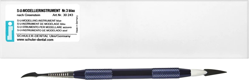 S-U-Modellierinstrumente nach Greenstein  Stück  blau, Nummer 3