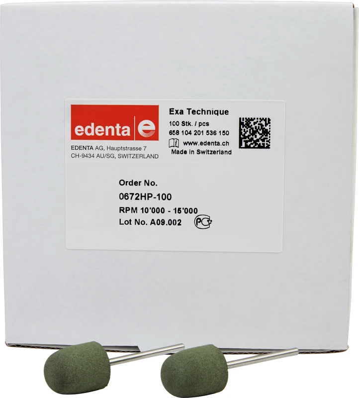 Exa Technique  Packung  100 Stück grün grob, HP, Figur 201, 18 mm, ISO 150
