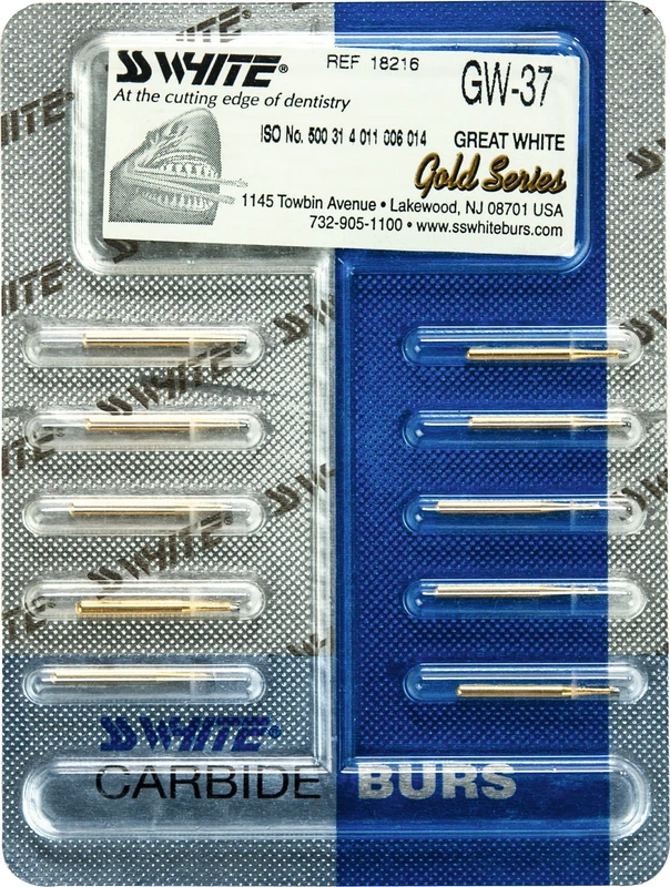 Great White 37  Packung  10 Stück umgekehrter Kegel, FG, 0,8 mm, ISO 014