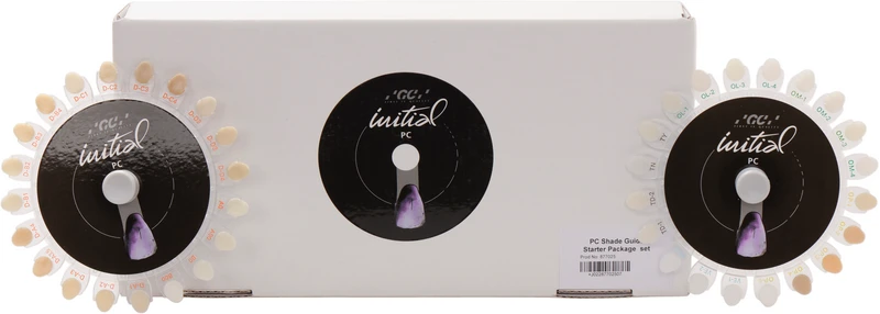 GC Initial PC Shade Guides  Packung  2 Shade Guides