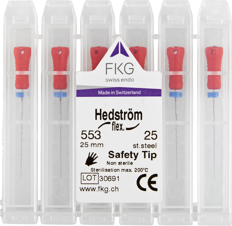 Hedstroemfeile Flexibel SMG  Packung  6 Stück 25 mm ISO 025