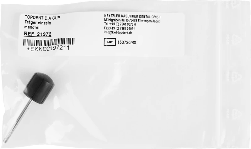 TOPDENT Dia Cup Mandrell  Stück  Mandrell