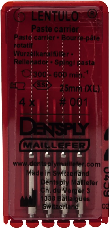Wurzelkanalfüller   LENTULO®    Packung  4 Stück 25 mm, Gr. 1