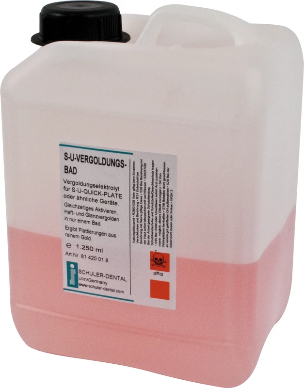 S-U-VERGOLDUNGSBAD  Flasche  1,25 Liter