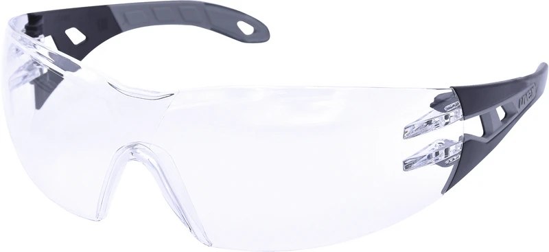 Hager iSpec® X Fit  Stück  Fassung schwarz\anthrazit, Scheibe farblos, UV-Bereich 2-1,2