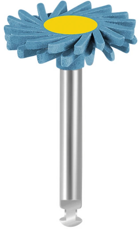 EVE DIAPOL® TWIST  Packung  10 Stück blau grob, RA, Figur Twist, 14 x 1,6 mm